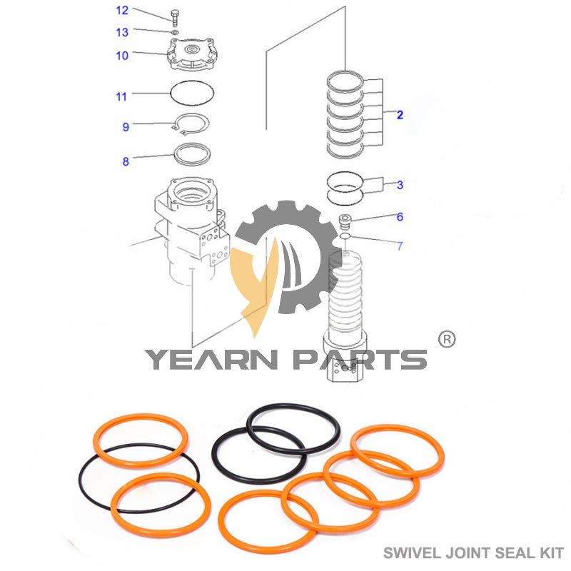 buy Swivel Joint Seal Kit 0947803 0731005 4113161 A810075 for