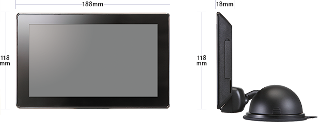 YPF7550ML 仕様一覧｜ポータブルカーナビゲーション｜Yupiteru(ユピテル)