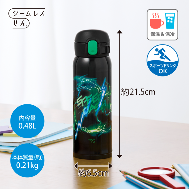 ステンレスマグ SM-WN48 BZ（スピードブラック） | 象印マホービン公式