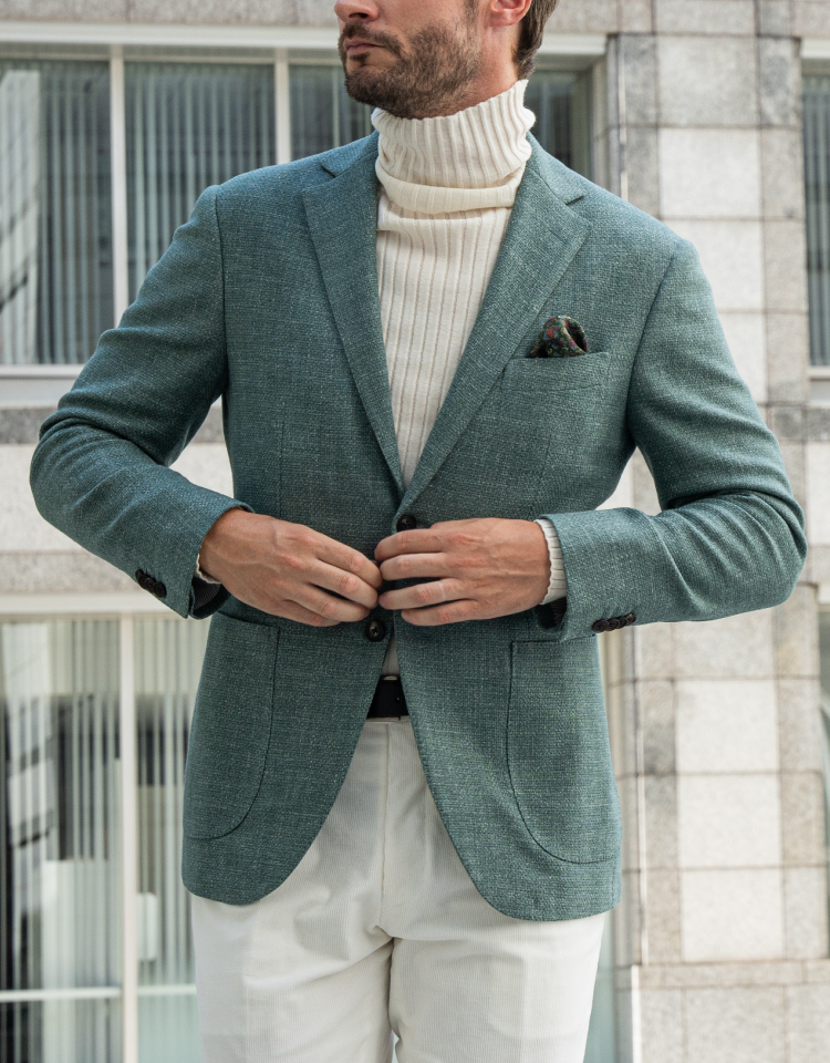 ゼニア 生地 仮縫付フルオーダージャケット＆パンツ モデル | ゼニア