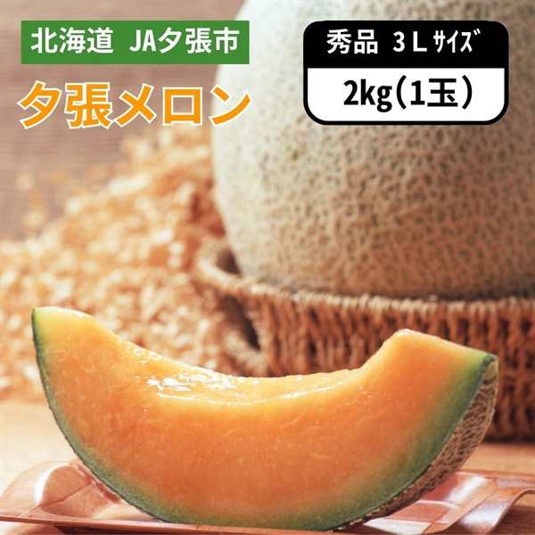 夕張メロン秀品 3Lサイズ 1玉 6月下旬発送開始 | 全農食品オンライン