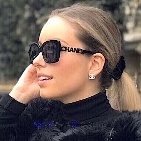 シャネル サングラス CH5422B C501/T8 Black Strass 偏光
