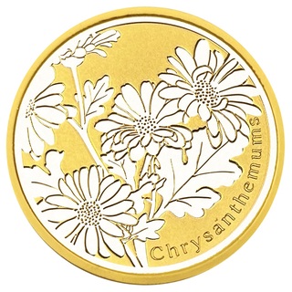 商品詳細 (純金メダル－植物－コレクション（菊花）)