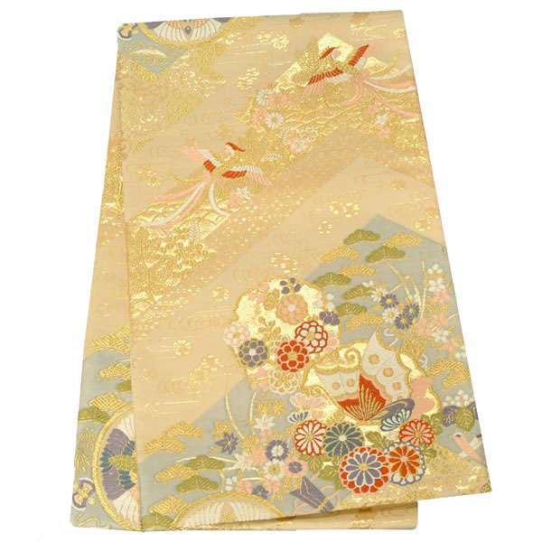 黒留袖：T032 束ね熨斗と牡丹(S)| 黒留袖レンタル │ 京都着物レンタル夢館