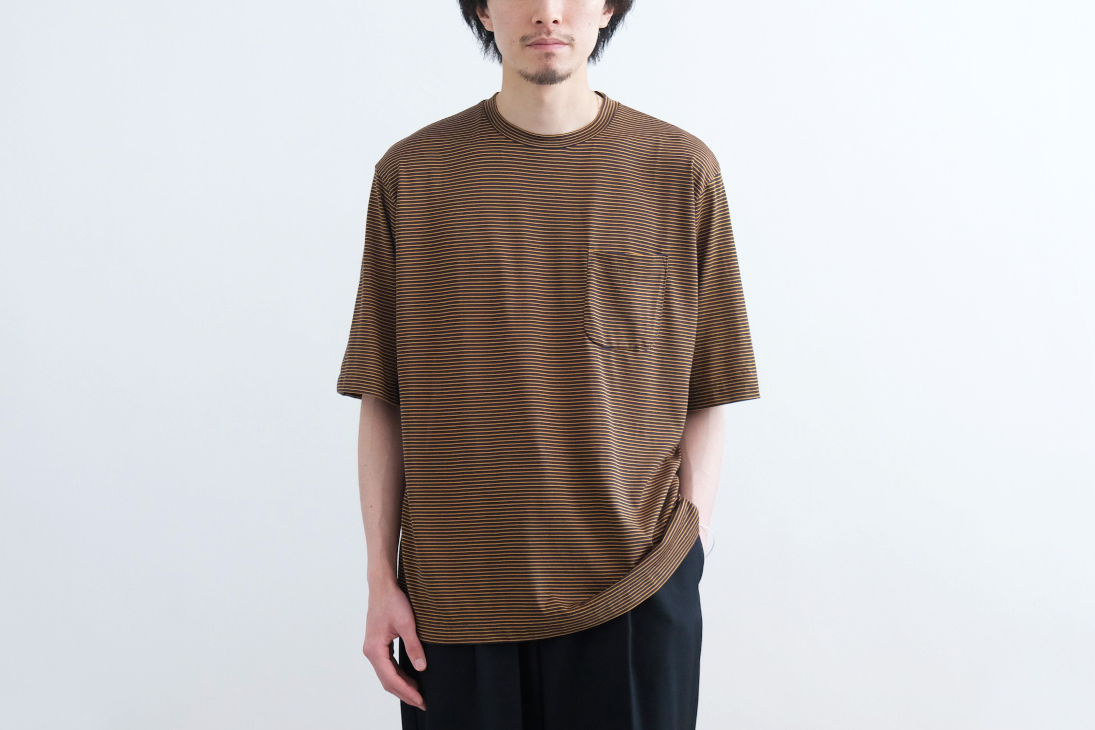 WASHABLE SILK POCKET TEE - WUNDER