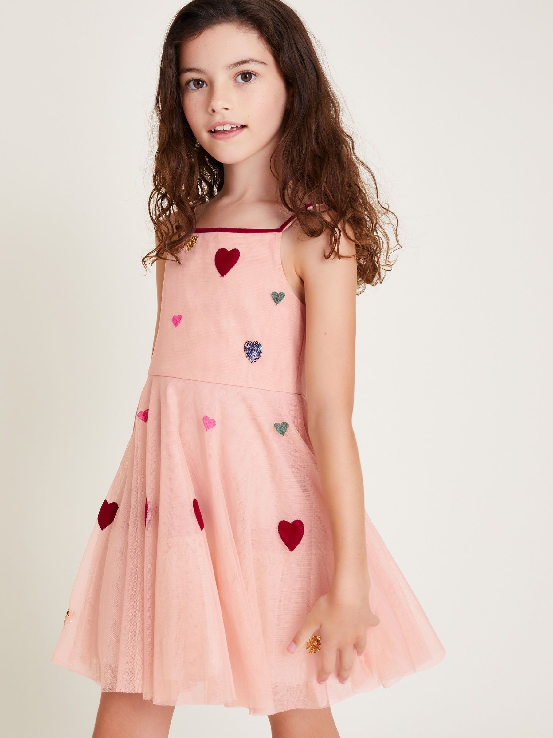 uhr Heart mom dress 3-4y uhr heart mom dress pink ハート ピンク 3
