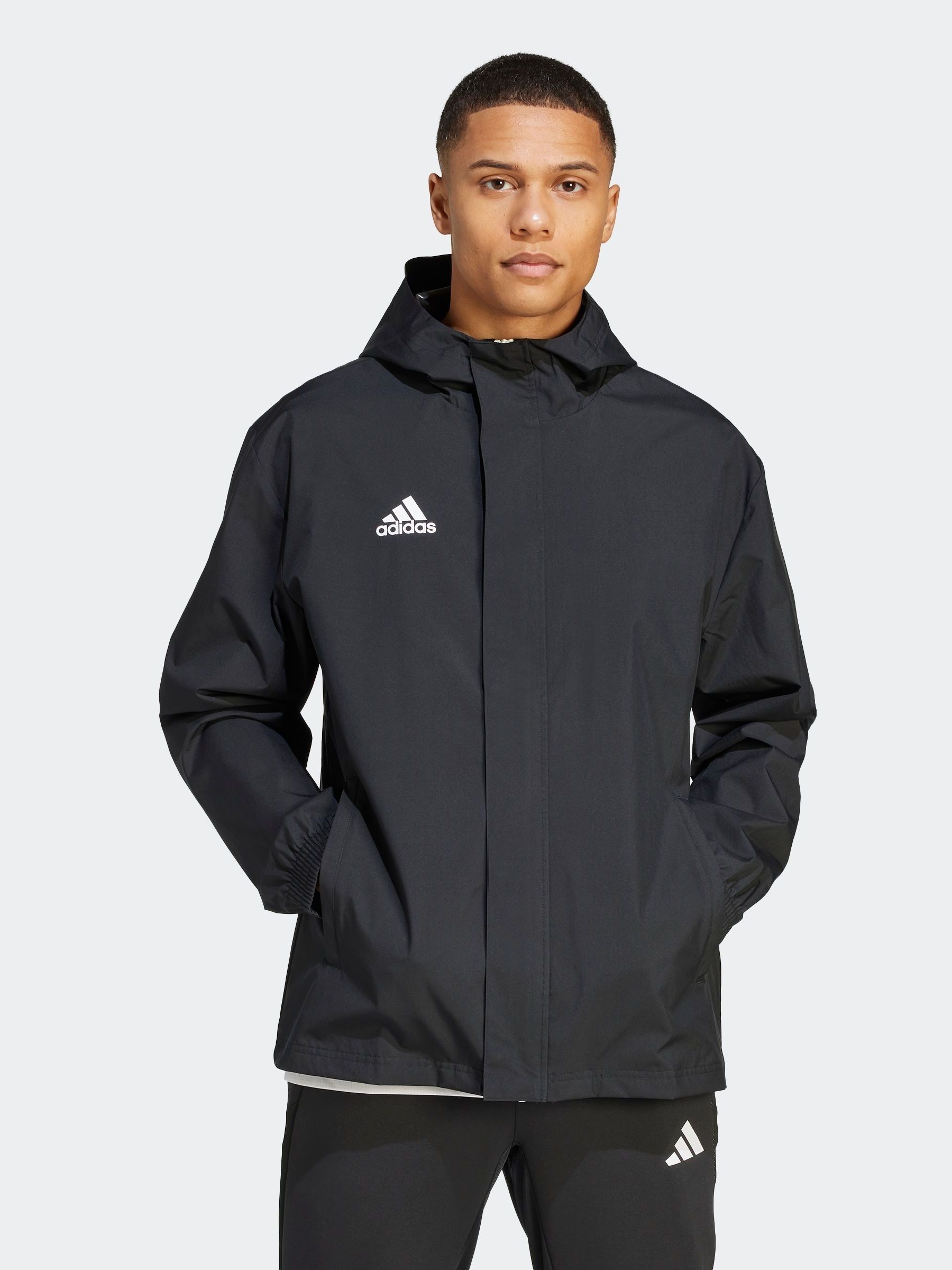Buy adidas Black Entrada All-Weather Jacket from Next Canada