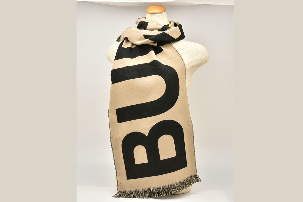 駅南やまご質店オンラインショップ / バーバリー ロゴ ウール マフラー