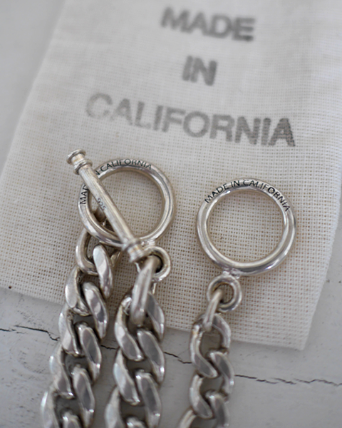 Re-Arrival!! MADE IN CALIFORNIA T-BAR CHAIN BRACELET | 大阪心斎橋