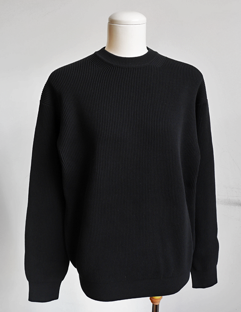 AURALEE Super Hard Twist Rib Knit P/O | 大阪心斎橋のメンズ洋服の
