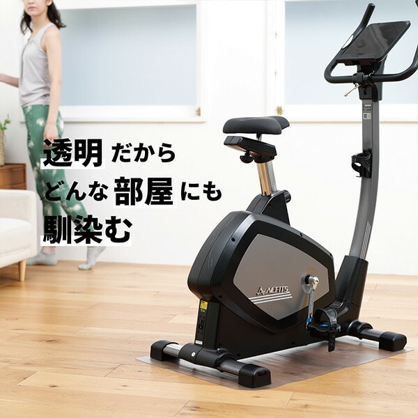 販売終了】エクササイズフロアマット 透明マット90 幅60 奥行90