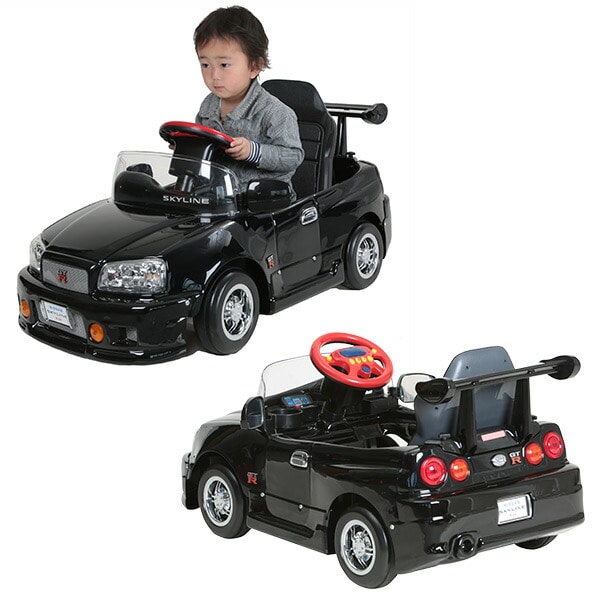 販売終了】乗用玩具 スカイライン GT-R R34型 (ペダルカー)対象年齢2-4