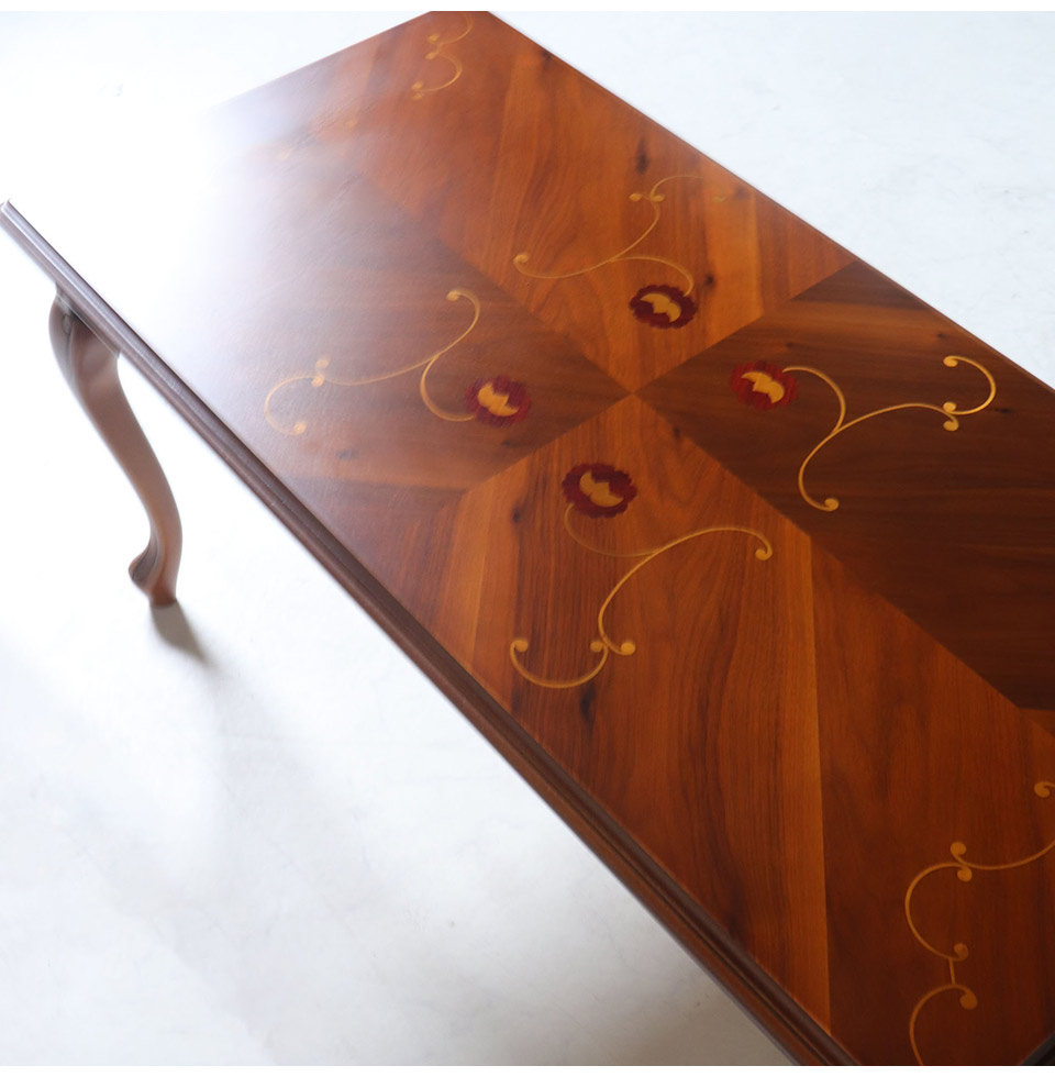 イタリア製 象嵌センターテーブル｜ヨーロピアン家具、輸入家具の専門