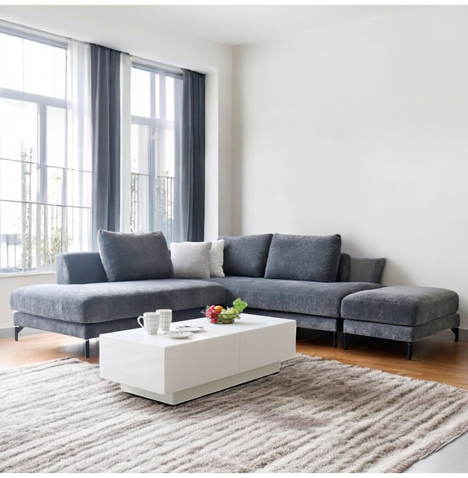 洗えるカバーリング フローレンス・L字型 コーナーソファセット