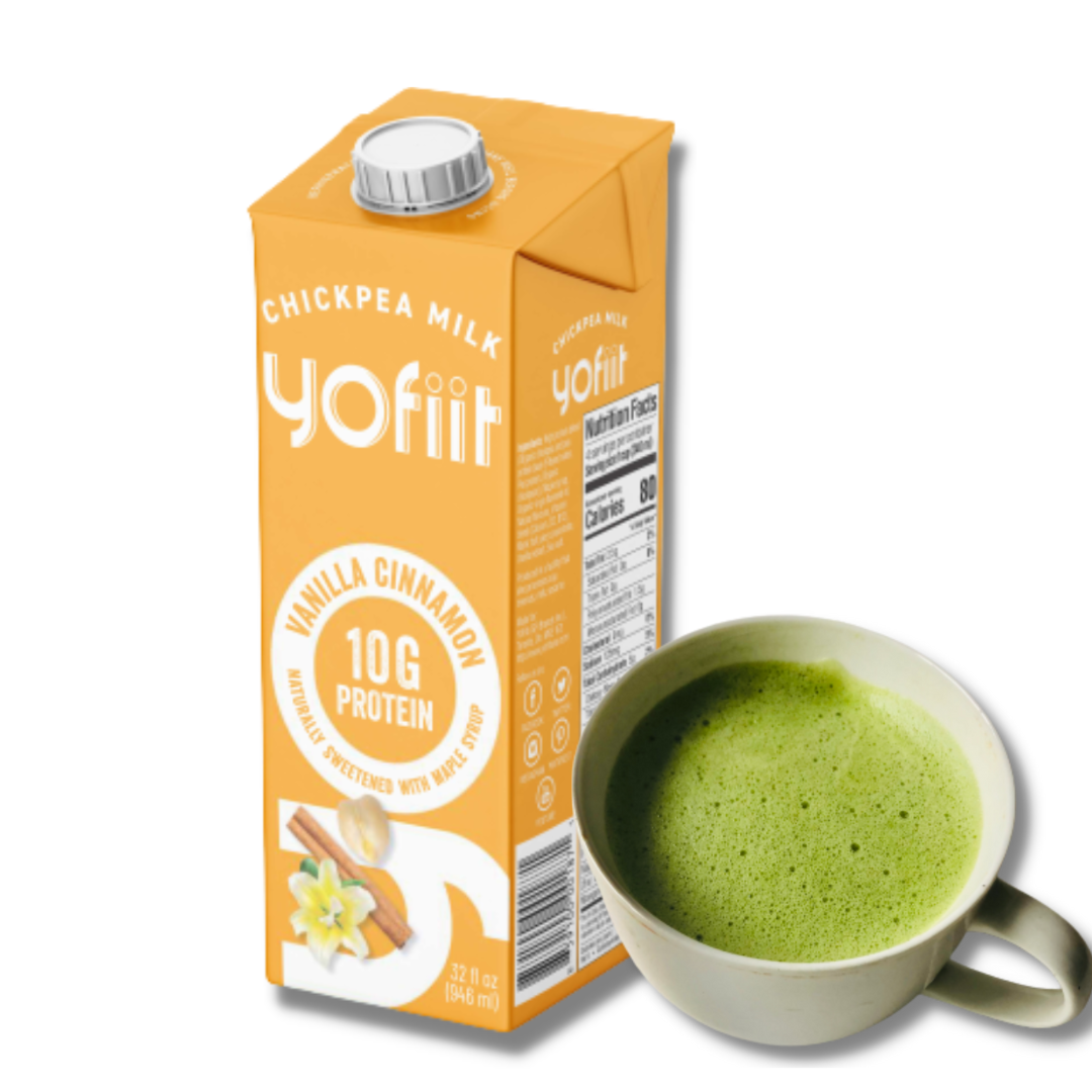 High protein chickpea milk w. flax (Vanilla Cinnamon) – YoFiit USA