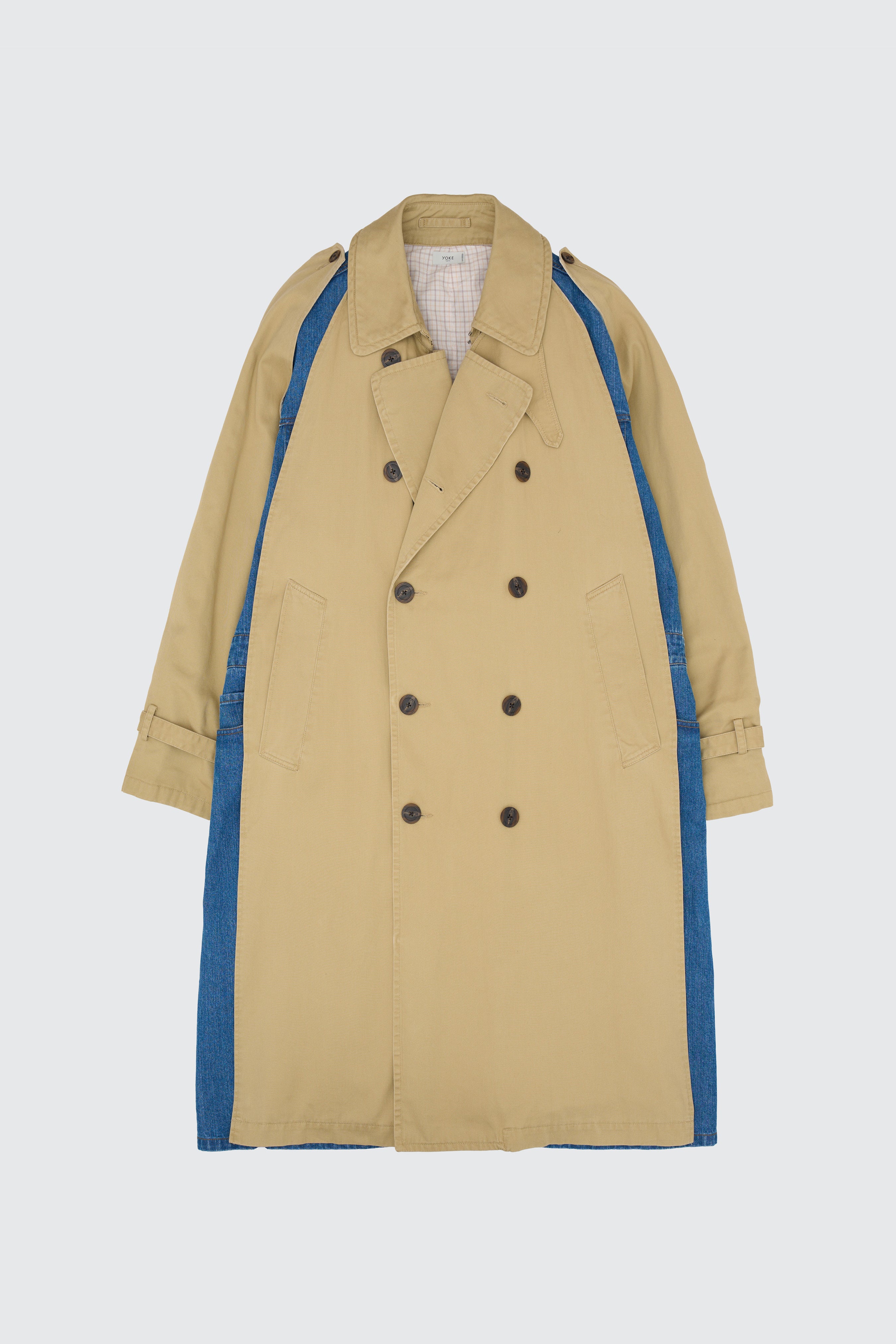 Connected Trench&Denim Coat | YOKE Official Website