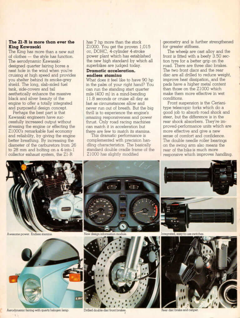 13Lしか入らないタンク」が角Zを象徴 1978年カワサキ『Z1-R』【柏 秀樹