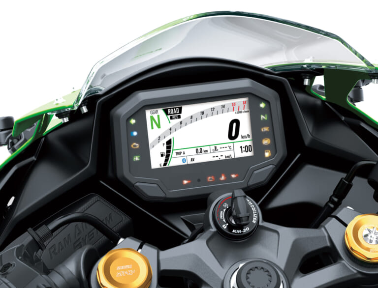 上級ミドル仕立て! カワサキNinja ZX-4R 装備解説〈大画面TFTカラー