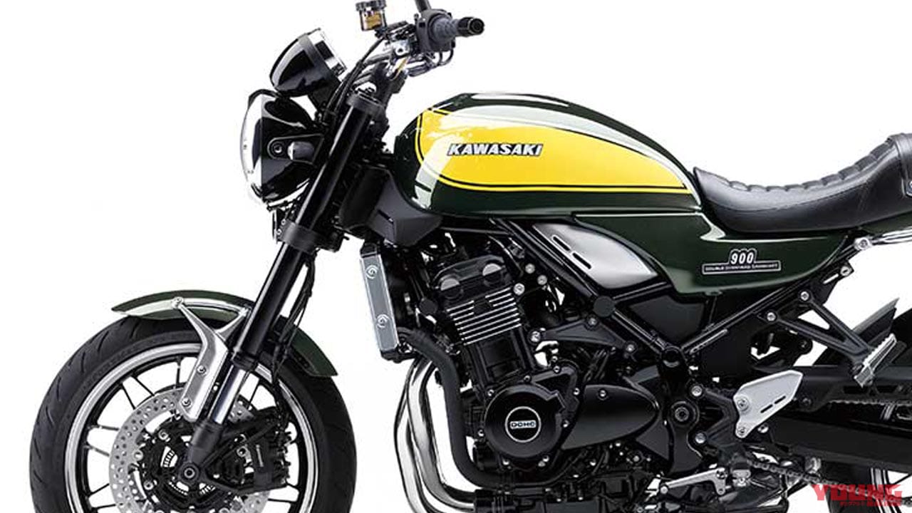 カワサキ「Z900RS」イエローボール登場！ キャンディグリーンに明るい