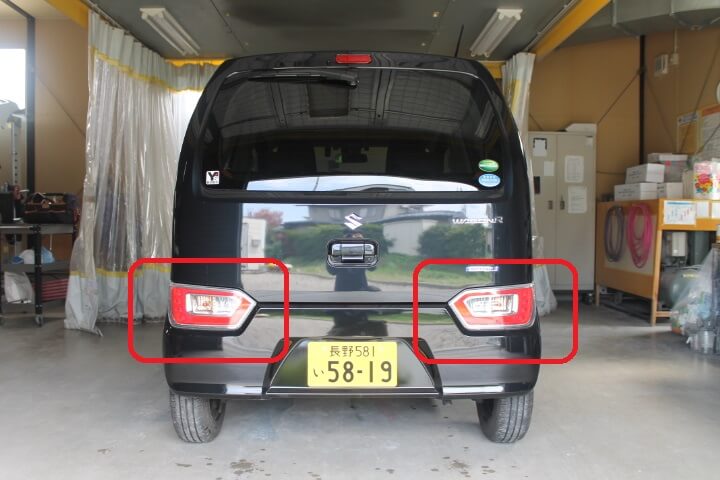 スズキ MH55S ワゴンRテールランプ取り外し方 - Y'sボディーブログ