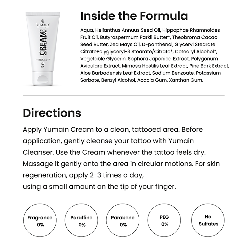 Tattoo Cream Sensitive - Soft - Yumaincare US