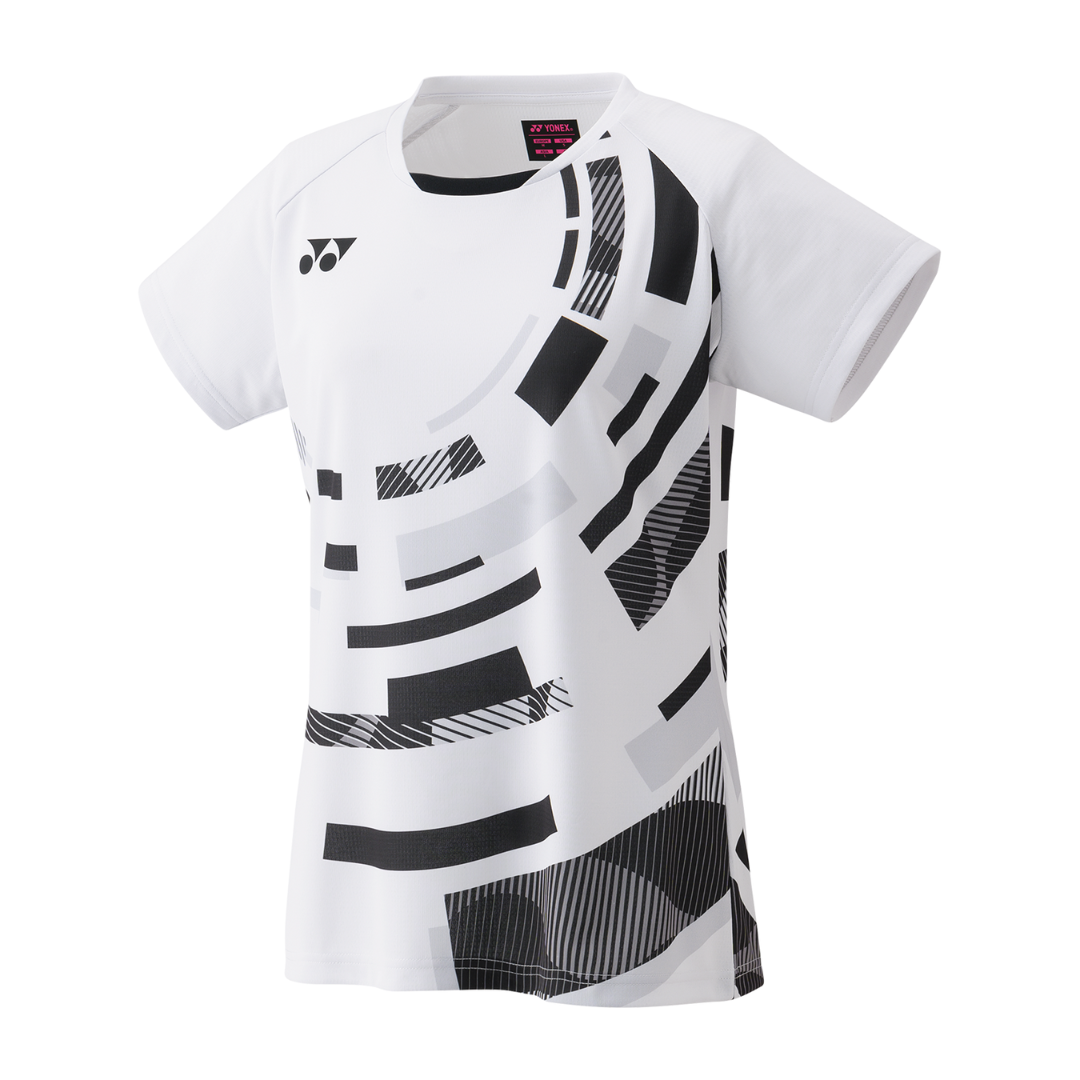 Yonex 20780 Women's Crew Neck Game Shirt [White] - Yumo Pro Shop