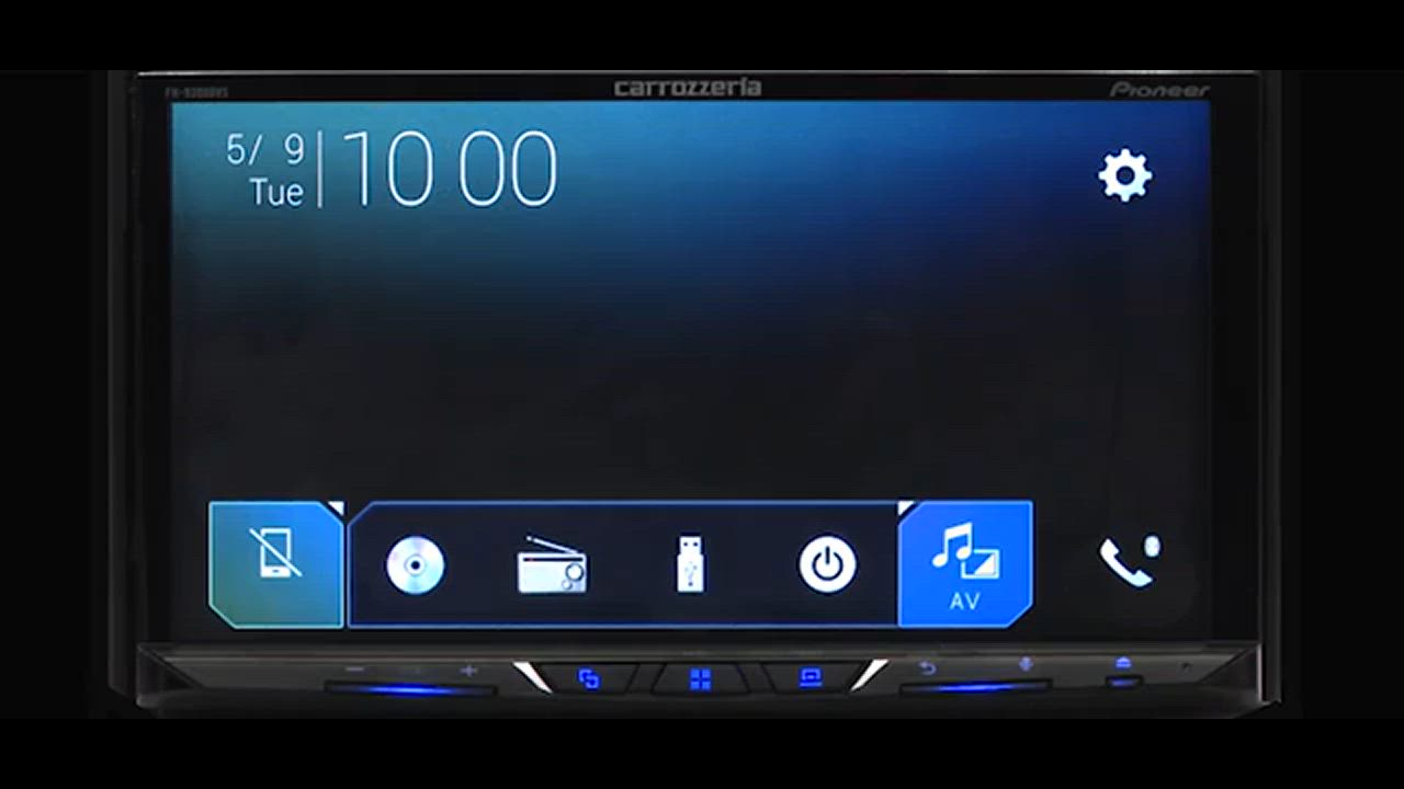 カロッツェリア FH-6500DVD 6.8V型ワイドVGAモニター DVD-V/VCD/CD