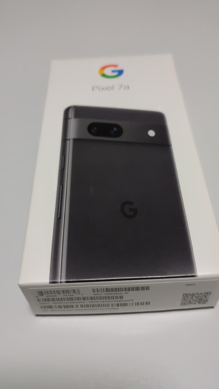 Google Pixel 7a 128GB SIMフリー/白ロム [Charcoal] : らいぶshop