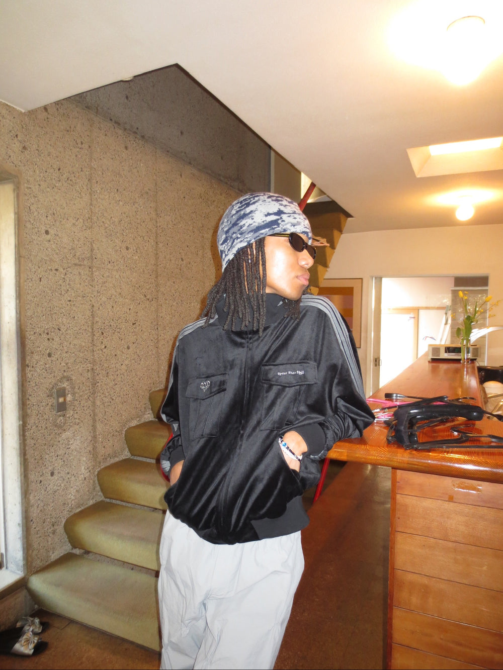 velor track jacket – YZ