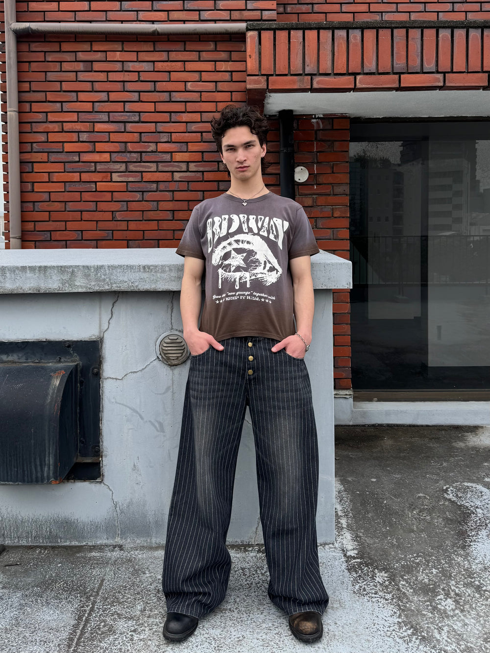 Grunge stripe denim – YZ