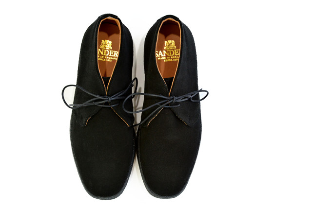 SANDERS（サンダース） BRIT CHUKKA ブラック | セレクトショップZABOU