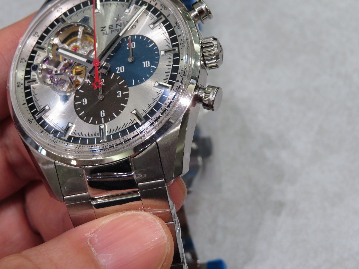 クロノマスター エルプリメロ オープン人気文字盤が入荷してきました