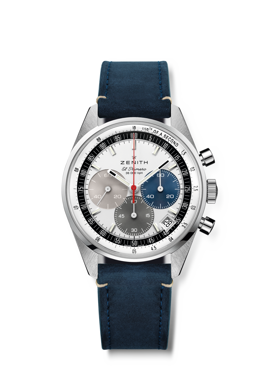 ZENITH クロノマスター オリジナル 1969 - 38.00mm, ステンレススチール