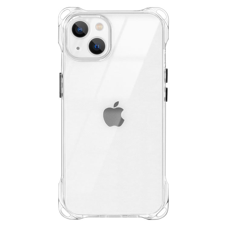 iPhone17対応】4つ角ホール付きクリアケース｜ストラップホール×耐衝撃