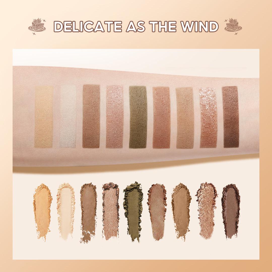 Nine-Color Stunning Crystal Eyeshadow Palette – ZEESEA