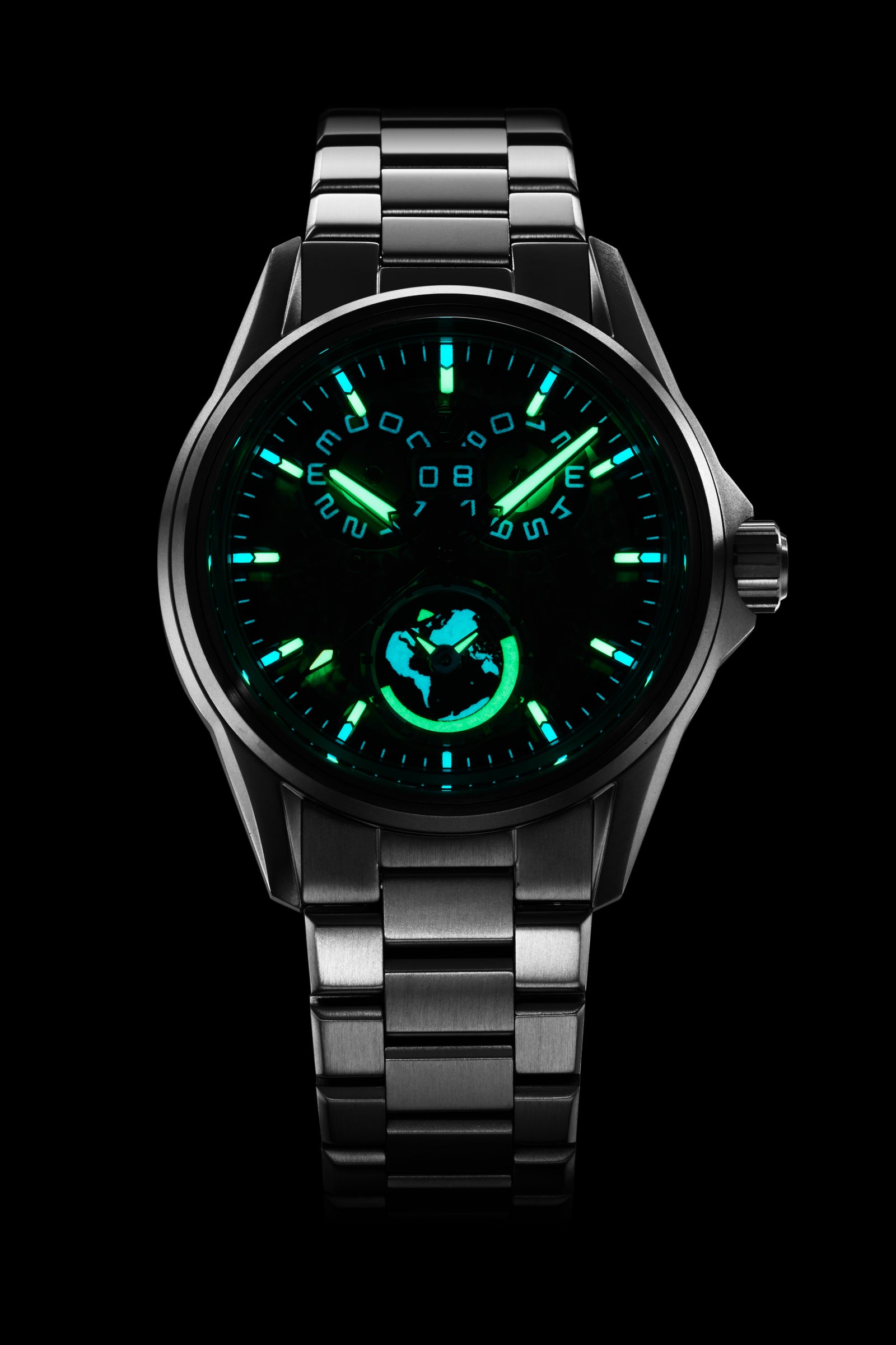 Spearfish Dual Time Ti 'Spark' – Zelos Watches