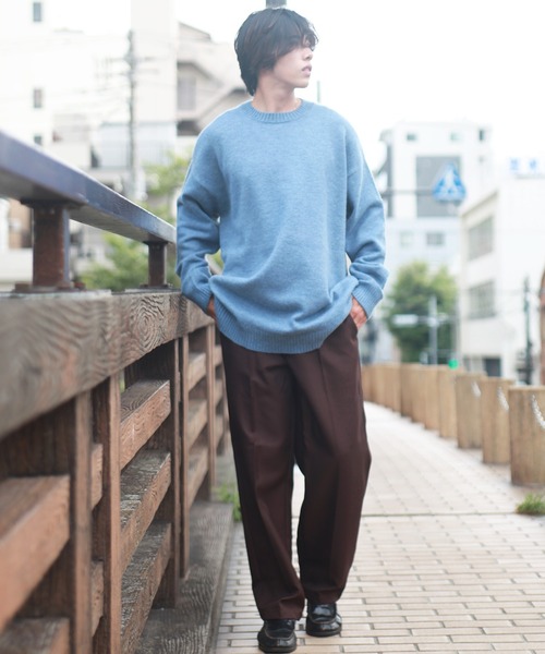 WESTSEA（ウエストシー） セーター ニット オーバーサイズ 長袖クルー