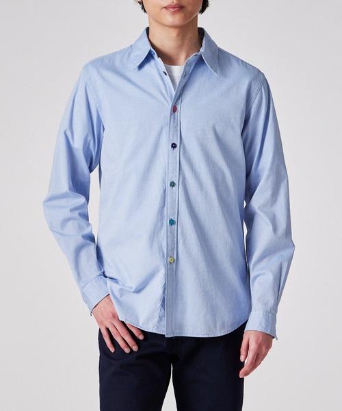 PS Paul Smith シャツ マルチカラーボタン カジュアルシャツ / 553114