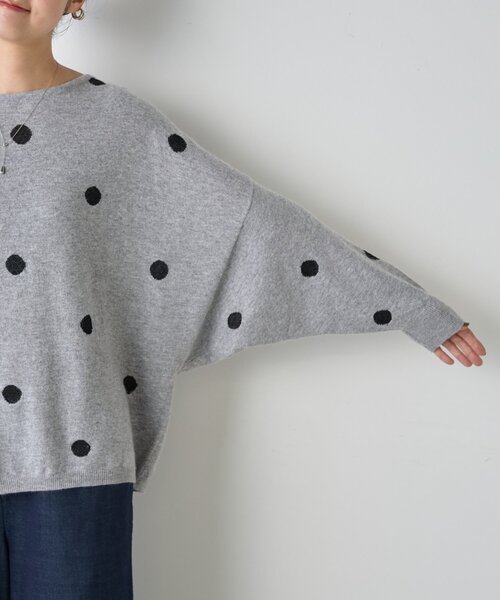 BEARDSLEY（ビアズリー） ニット セーター ラメドットプルオーバー