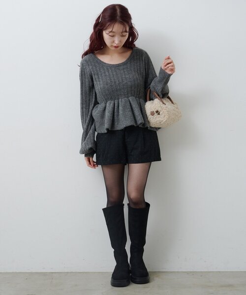 Kastane（カスタネ） ブーツ スエードロングブーツ レディース