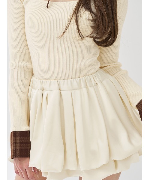 Darich（ダーリッチ） ドレス ビジューフレアバルーンミニドレス