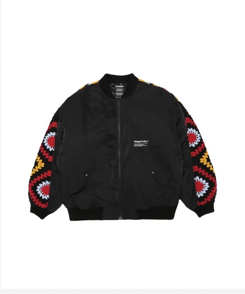 LEGENDA ma1 ma-1 レジェンダ クロケット ニット ボンバージャケット