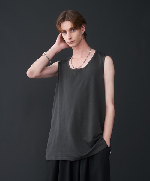 KUUUPY（クーピー） タンクトップ Seed Stitches layered Tank top