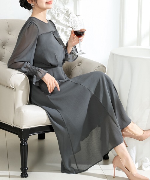 Lace Ladies（レースレディース） ドレス キャンディ袖 パフスリーブ