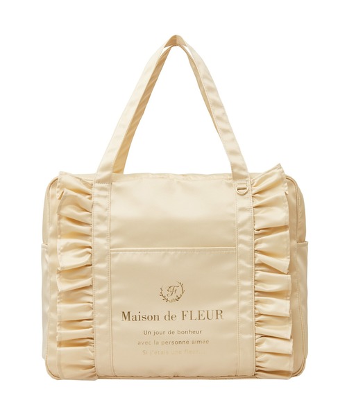 Maison de FLEUR（メゾンドフルール） ボストンバッグ EC限定サテン