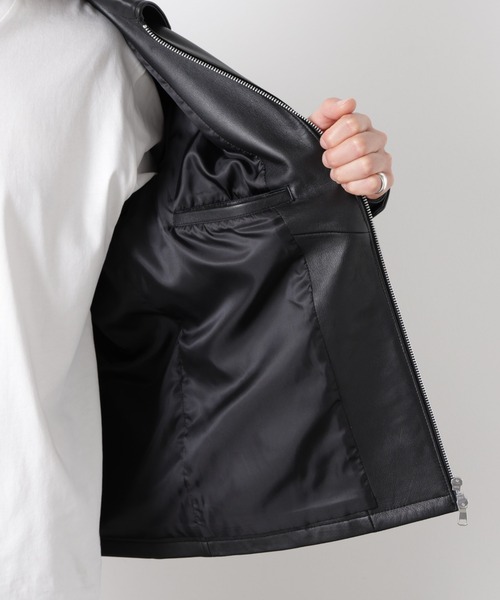 NANO universe（ナノ・ユニバース） 革ジャン ライダース レザー