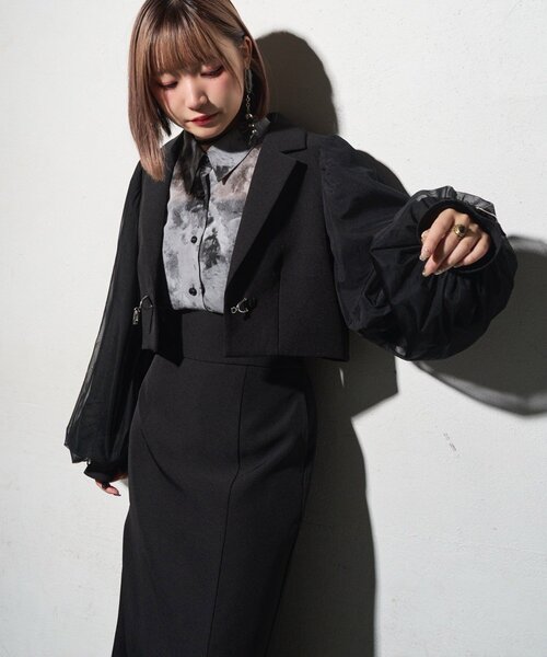 Mavie..7（メヴィセットゥ） ジャケット テーラードジャケット 「Mavie