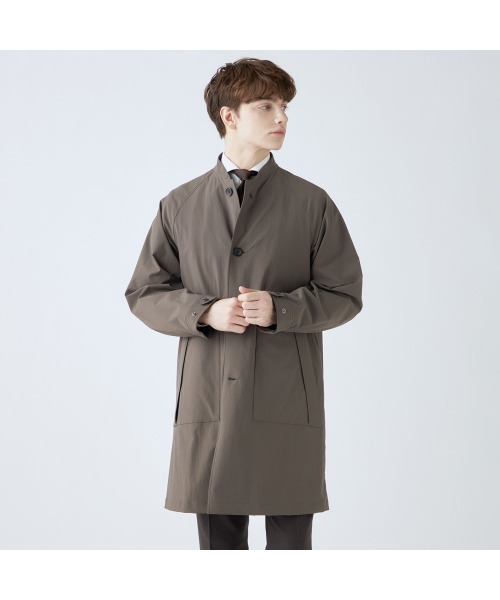 SUIT SELECT ステンカラーコート コート 3WAYパッカブルスタンドカラー