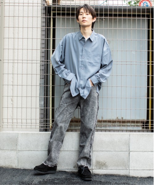 En serio TOKYO ジーンズ 10ozデニム カットオフ サイド フリンジ