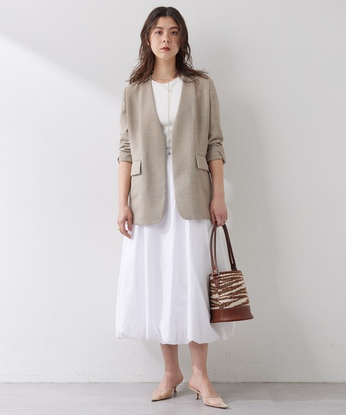 Whim Gazette（ウィム ガゼット） ジャケット ノーカラージャケット